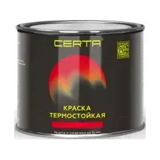Краска Certa Термостойкая 9004 700С (400г, черный)