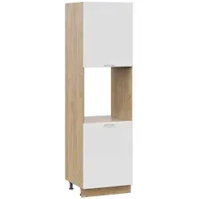 Шкаф напольный Трия Габриэлла 1П6 (дуб крафт золотой/сноу)