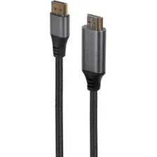 Кабель Gembird/Cablexpert DisplayPort HDMI  CC-DP-HDMI-4K-6 (1.8м, черный)