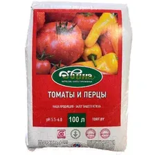Грунт для растений Двина Питательный Томаты и перцы (100л)