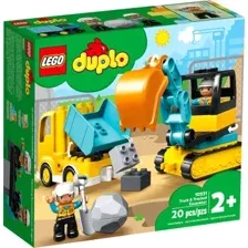 Конструктор LEGO Duplo 10931 Грузовик и гусеничный экскаватор
