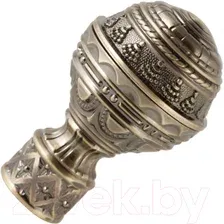Набор наконечников для карниза АС ФОРОС Ампир D25 (2шт, антик)