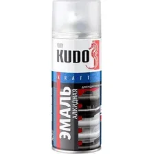 Эмаль Kudo Для радиаторов / KU-5103 (520мл, черный матовый)
