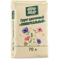 Грунт для растений Агробалт Цветочный универсальный (70л)