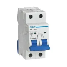 Автоматический выключатель CHINT NB1-63H 2P 6A C 10кА (179835)