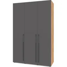 Шкаф распашной Modern Стоун С31 (золотой дуб/графит)