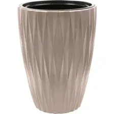 Кашпо Form-Plastic Caro Slim FP-5820-051 (серо-бежевый)
