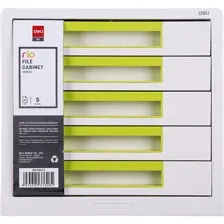 Лоток для бумаг Deli Rio, Z01053, белый/салатовый
