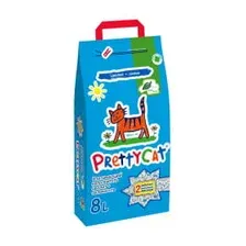 Наполнитель PrettyCat впитывающий глиняный "Naturel" с ароматом алоэ 4 кг (8 л) (33020)