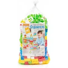 Конструктор Полесье Строитель / 52551 (287эл, в пакете)