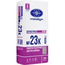 Защитно-отделочная штукатурка «Тайфун Мастер» №23К-1, 25 кг
