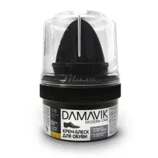 Крем для обуви DAMAVIK черный, 50 мл