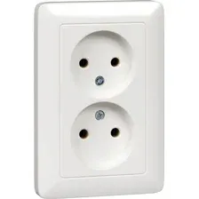 Розетка Systeme Electric Хит RS16-235-B (белый)
