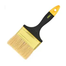 Кисть малярная плоская 4"-100 мм Deli YS EDL509146 пластиковая рукоятка, смешанная щетина, черная