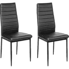 Стул Mio Tesoro Джия DC-060KD (2 шт, черный/черный)
