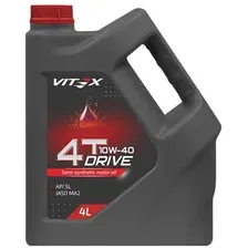 Моторное масло Vitex Drive 4T 10W-40 4л