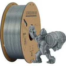 KINGROON PLA SILK 1.75 ММ 1 КГ NSC004 (СЕРЕБРИСТЫЙ)