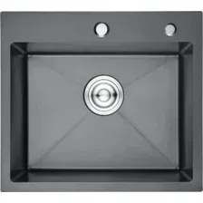 Кухонная мойка Gerhans K35044B (графит)