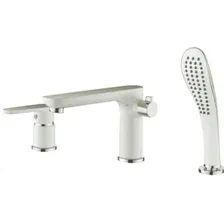 Смеситель Ledeme L1153W (белый/хром)