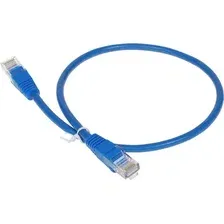 Патч-корд Buro UTP-5E-0,5M-BL