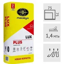 Клей для плитки Тайфун Люкс Плюс 25 кг