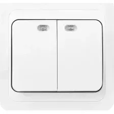 Выключатель SmartBuy SBE-02w-10-SW2-1
