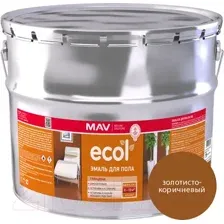 Эмаль MAV Ecol ПФ-266 (11кг, золотисто-коричневый)