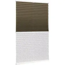 Плиссе Delfa Basic Uni СПШ- 3128/1102 Basic Transparent (68x160, тауп/белый)