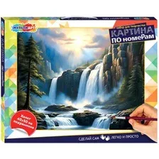 Картина по номерам MultiArt Горный водопад CANV40X50-115961