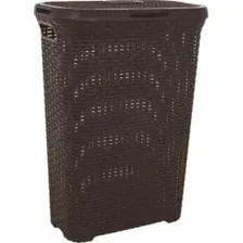 Корзина бельевая STYLE 40-L-DBR210, тёмно-коричневый