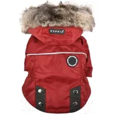 Куртка для животных Puppia Brock с капюшоном PAUD-JM1851-RD-L (красный)