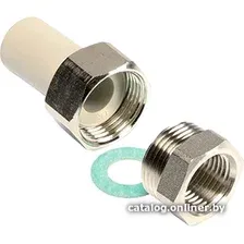 Фитинг Wavin Ekoplastik Штуцер ПП с внутр. резьб. 20х1/2'' [SSI02020XX]