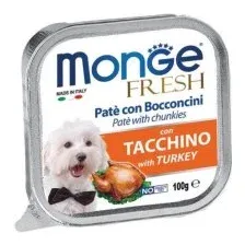 Ламистер Monge Dog Fresh для собак, с индейкой, 100 г