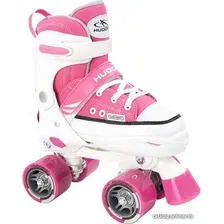 Роликовые коньки Hudora Rollschuh (р. 28-31, розовый/белый)