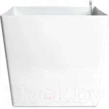 Вазон ForGarden BN10352 (белый глянцевый)