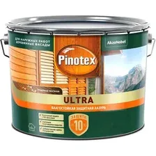 Лазурь для древесины Pinotex Ультра Влагостойкая 5803407 (9л, рябина)