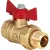 Шаровой кран Valfex DeltaPro ВР/НР 3/4" / VF.230.LB1.034.DP (ручка-бабочка, американка)