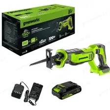 Сабельная пила Greenworks GPT-BLRS-1 1200607CUA (с 1-им АКБ)