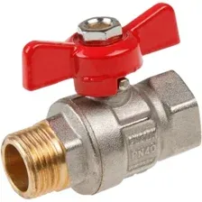 Запорная арматура AV Engineering Шаровой кран бабочка НР-ВН 1/2" AVE093012