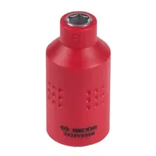 Головка диэлектрическая 3/8&quot 6 мм 6 граней KING TONY (3335VE06M)