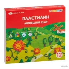 Пластилин Классика 12 цветов