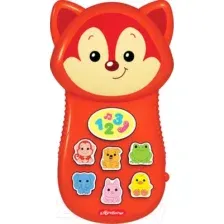 Развивающая игрушка Азбукварик Телефончик Лисичка / 2972
