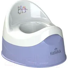 Детский горшок Kidwick Дуэт / KW100504 (фиолетовый/белый)