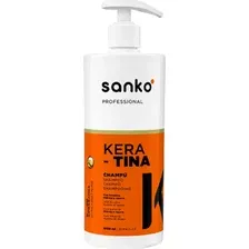 Шампунь для волос Sanko Профессиональный с кератином, 1 л