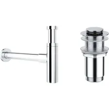Сифон Wellsee Drainage System 182119002 (сифон, донный клапан, хром)
