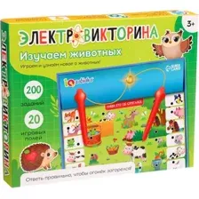 Развивающая игра Zabiaka IQ Электровикторина. Изучаем животных / 10243171