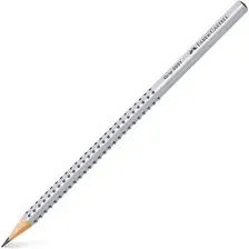 Простой карандаш Faber Castell Grip 2001 117000 (HB, серебристый)