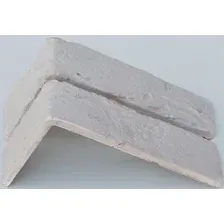 Декоративный кирпич Stone Mill Кирпич шамотный угловой (слоновая кость)