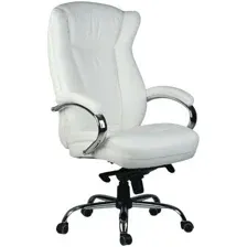Офисное кресло King Style Hildi PU Chrome (белый)