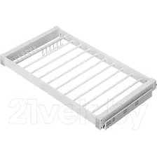 Вешалка выдвижная Starax S-6710-W (белый)